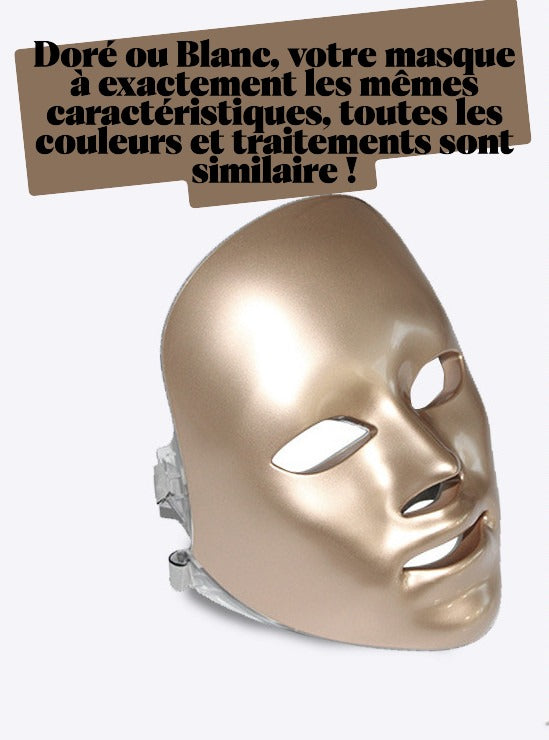 Masque LED luminothérapie | Anti-âge & peau ferme