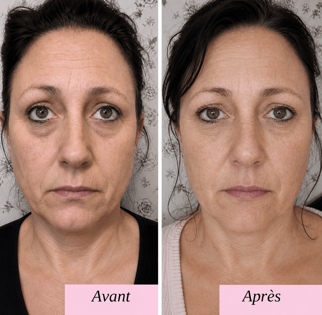 Masque anti-âge au collagène pour une peau lisse & hydratée