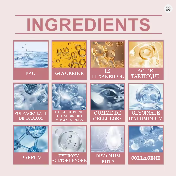 Masque collagène anti-âge | Peau lisse & hydratée