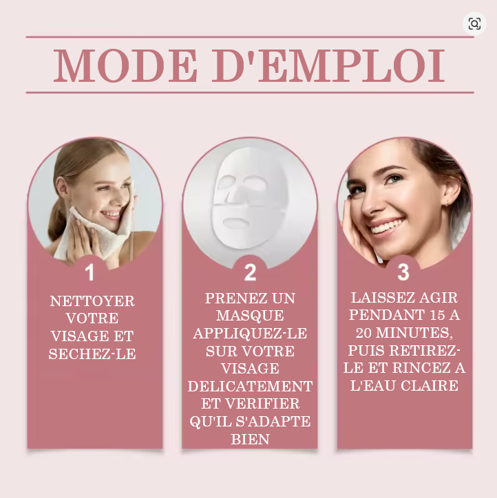 Masque collagène anti-âge | Peau lisse & hydratée