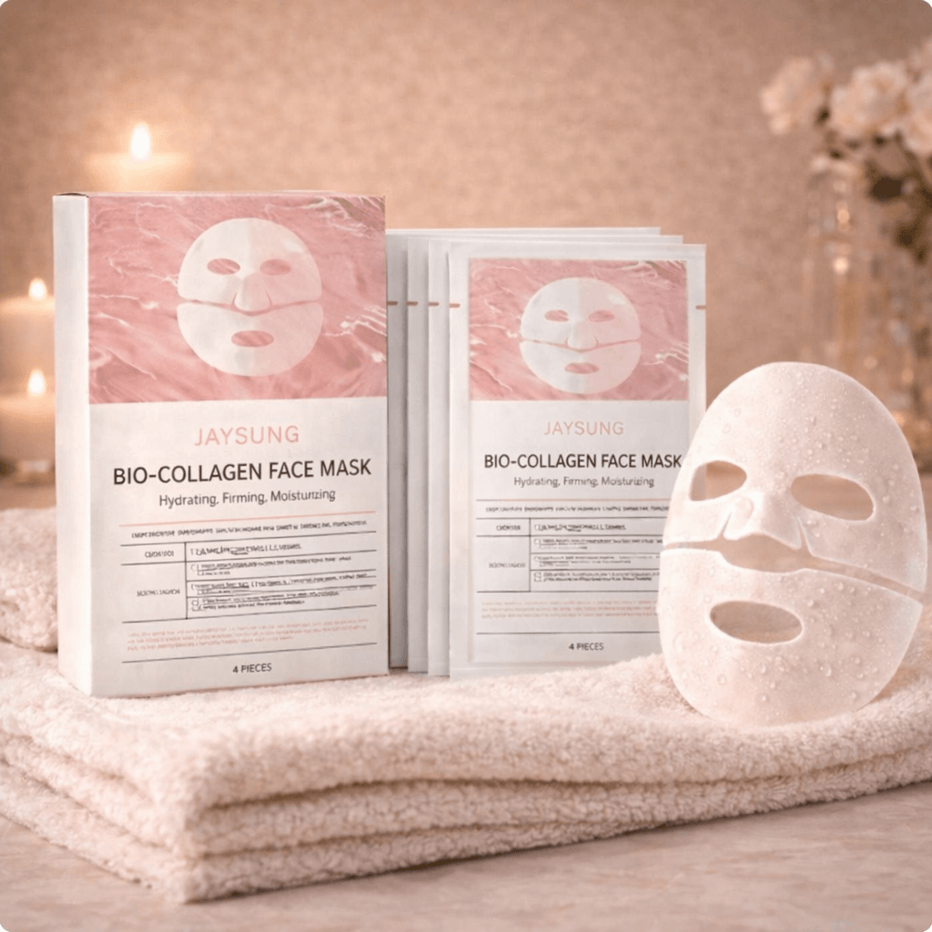 Masque anti-âge au collagène pour une peau lisse & hydratée