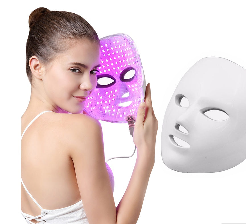 masque led luminotherapie visage anti age
