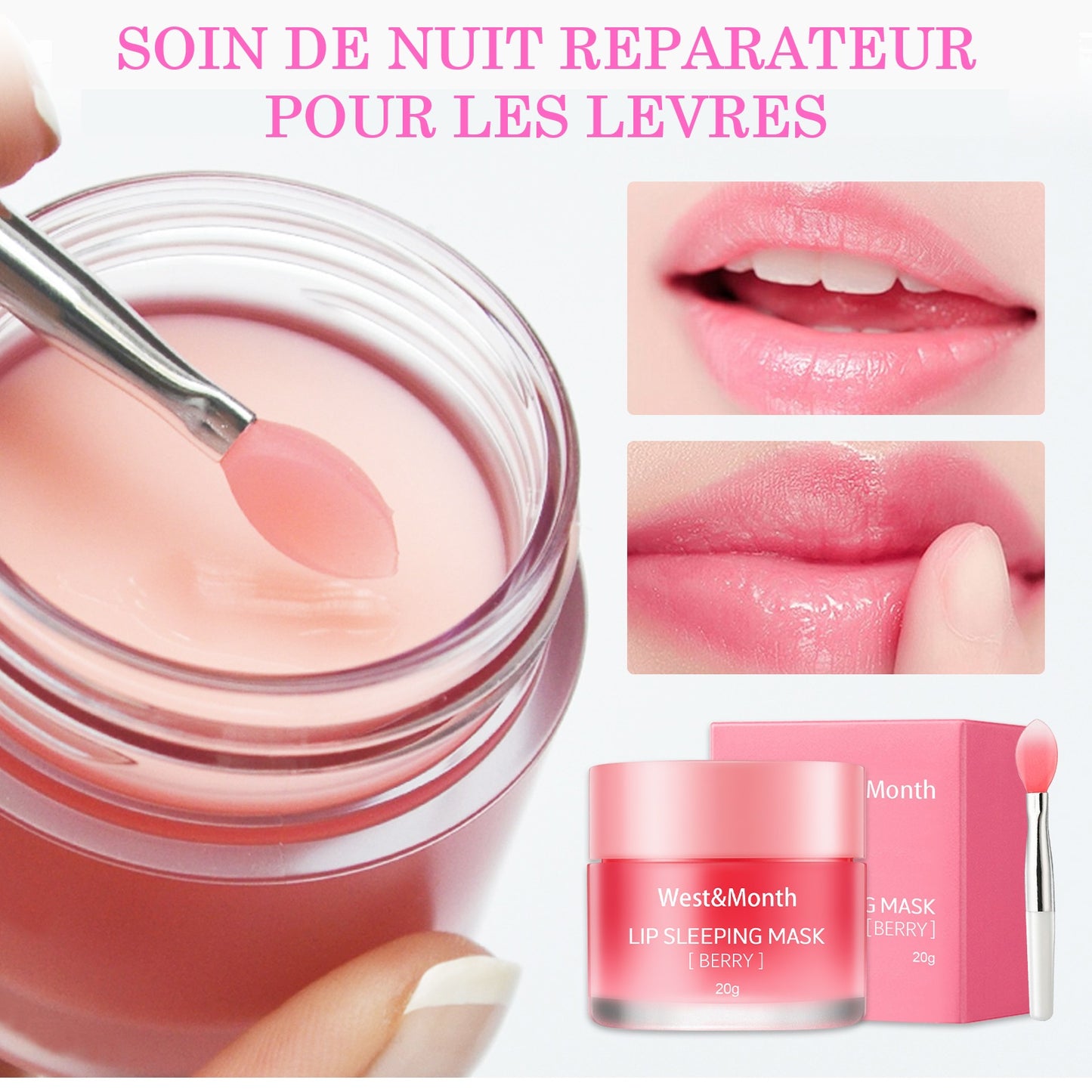 Baume à lèvres réparateur nuit | Hydratation intense
